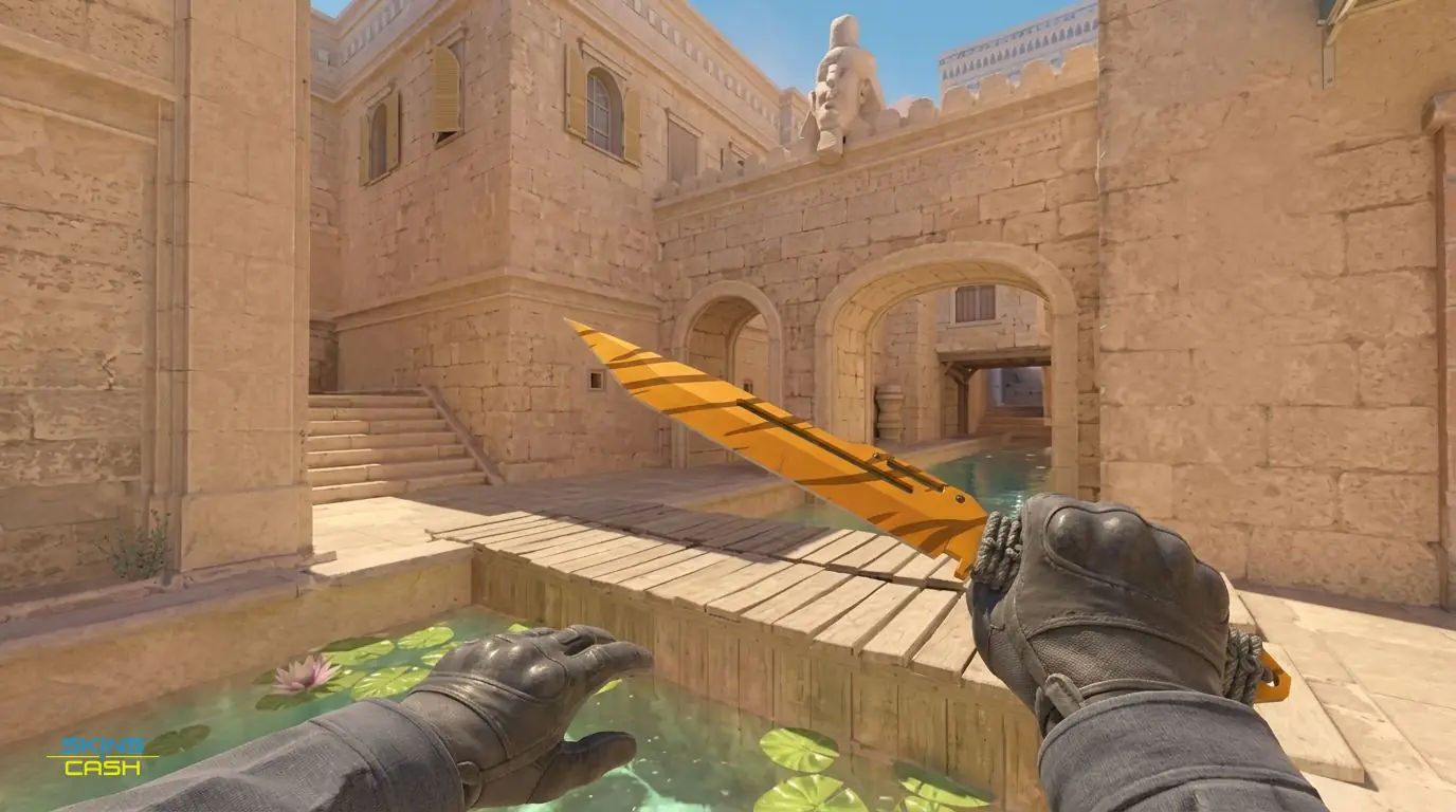 ★ Paracord Knife | Tiger Tooth — In-game inspect