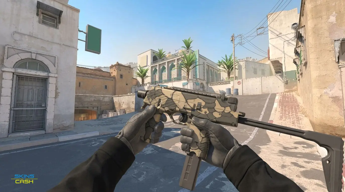 MP9 | Sand Scale — In-game inspect