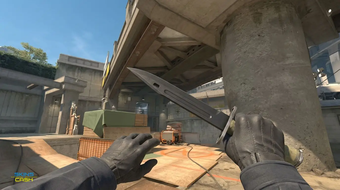 ★ Bayonet | Blue Steel — In-game inspect