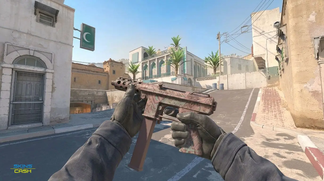 Tec-9 | Phoenix Chalk — In-game inspect