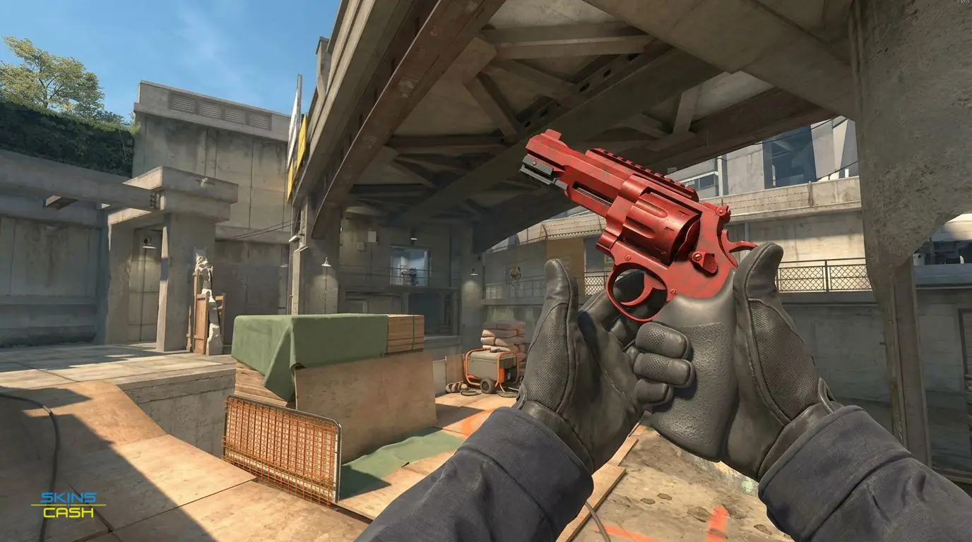 R8 Revolver | Crimson Web — In-game inspect