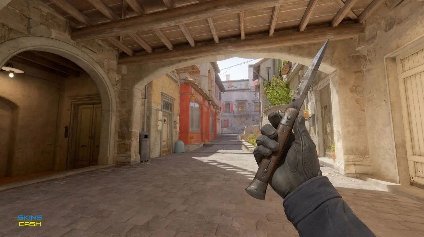 ★ Stiletto Knife | Rust Coat — In-game inspect