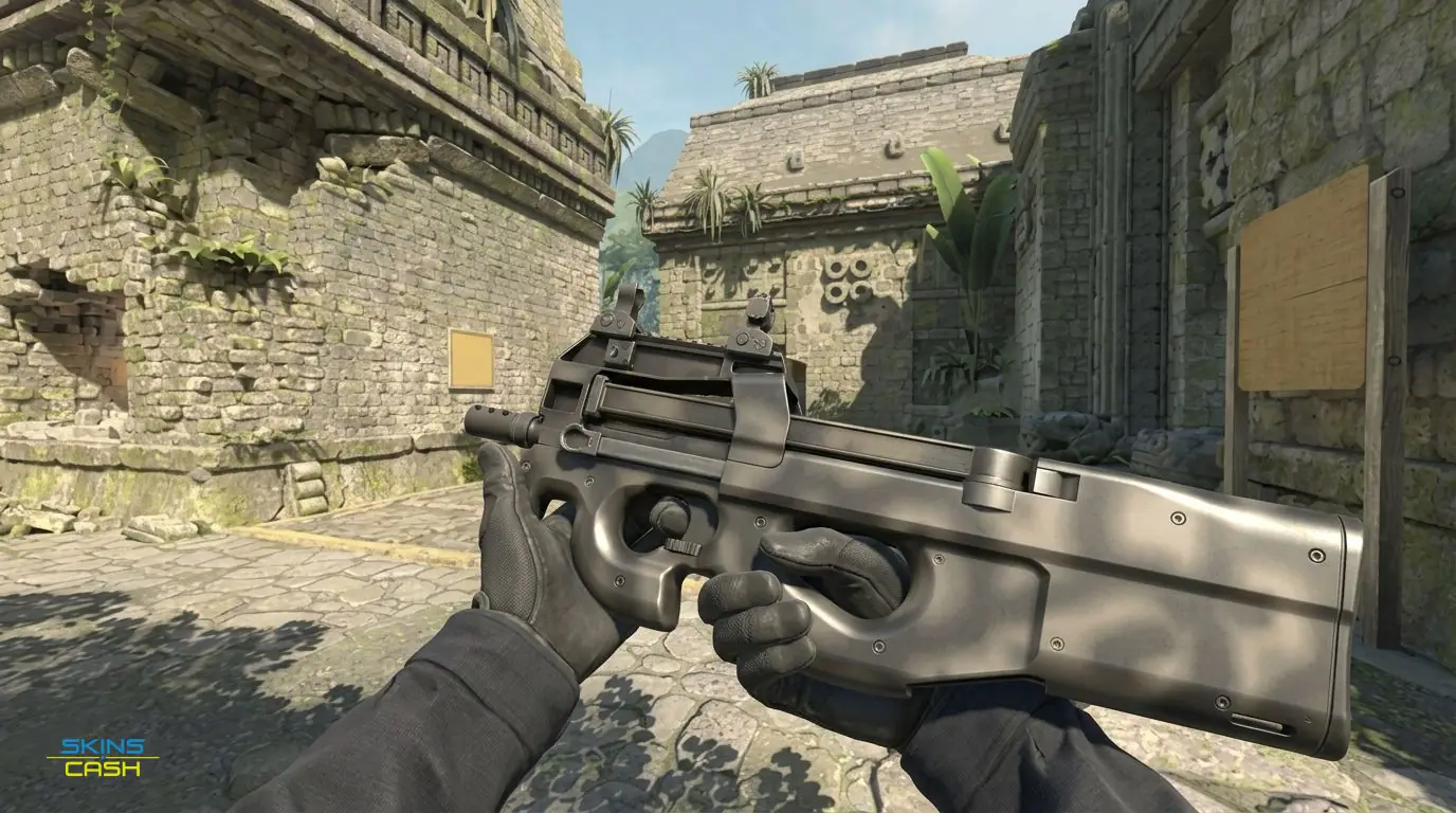 P90 | Scorched — In-game inspect