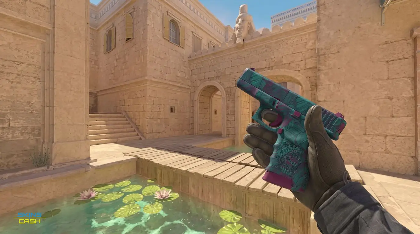 Glock-18 | Synth Leaf — In-game inspect