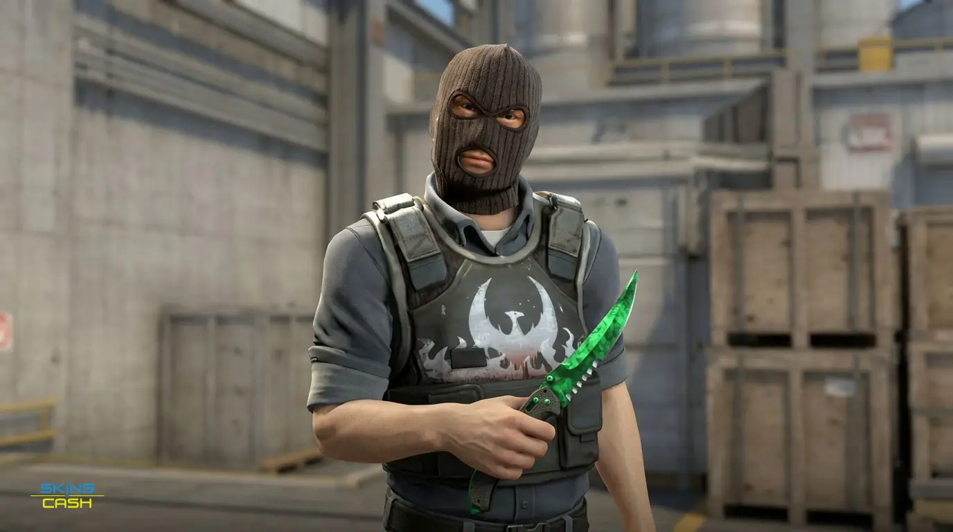 ★ Flip Knife | Gamma Doppler Emerald — In the field