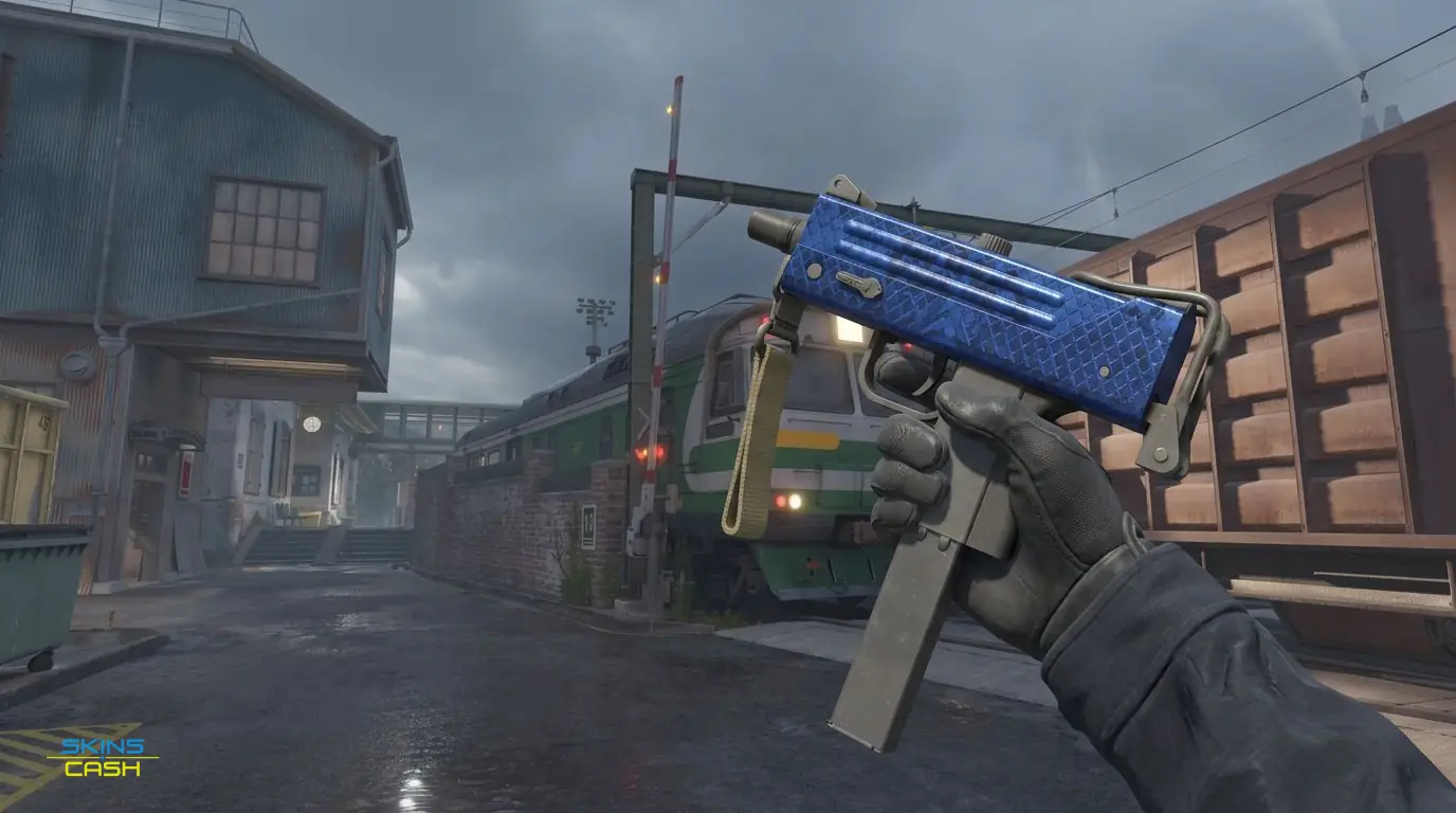 MAC-10 | Lapis Gator — In-game inspect