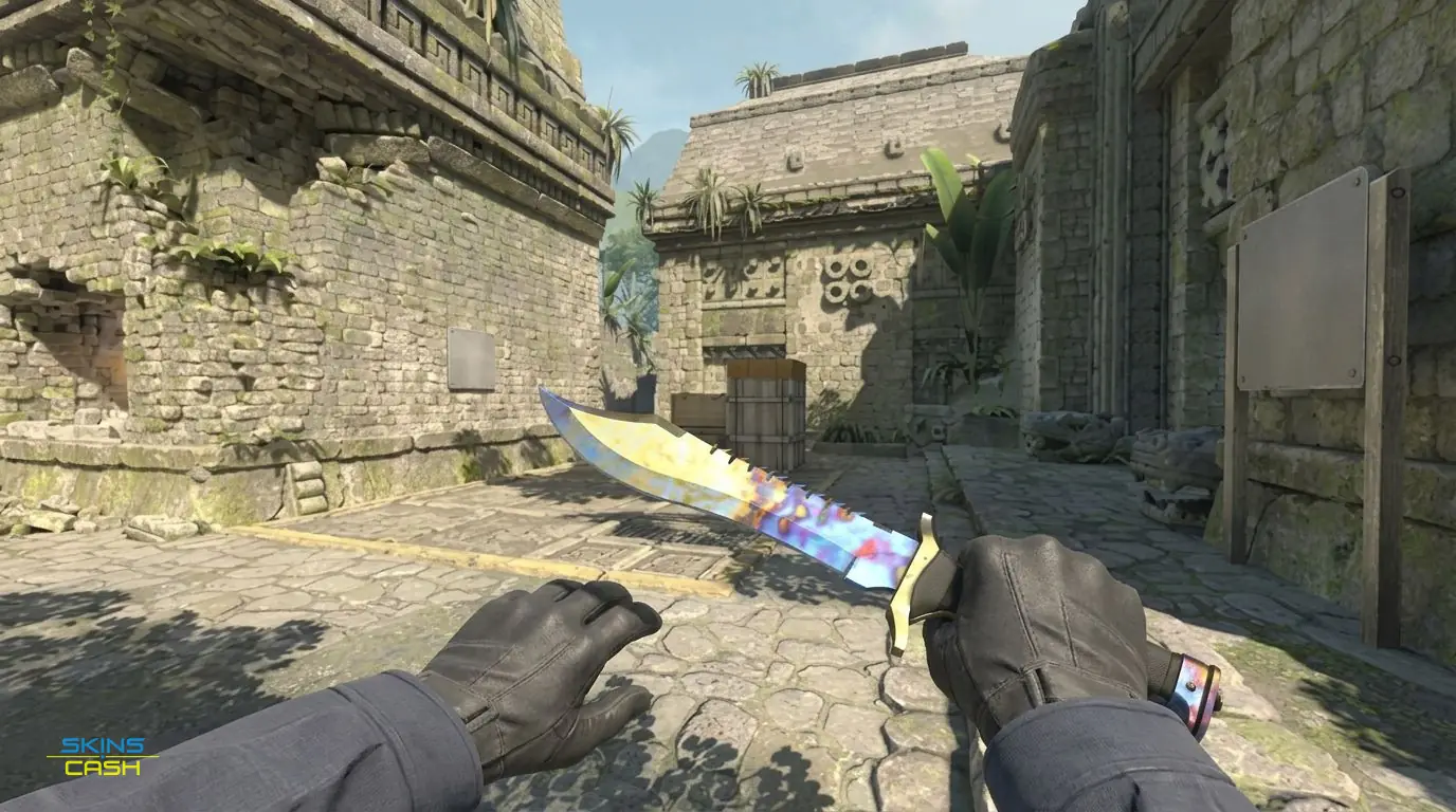 ★ Bowie Knife | Case Hardened — In-game inspect