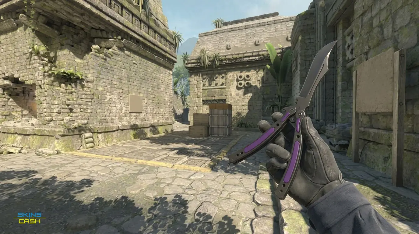 ★ Butterfly Knife | Ultraviolet — In-game inspect