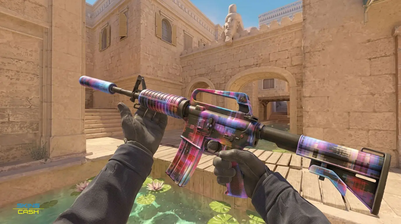 M4A1-S | Glitched Paint — In-game inspect