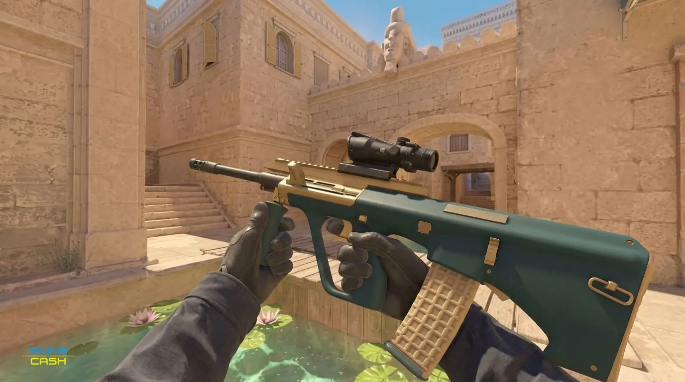 AUG | Contractor — In-game inspect