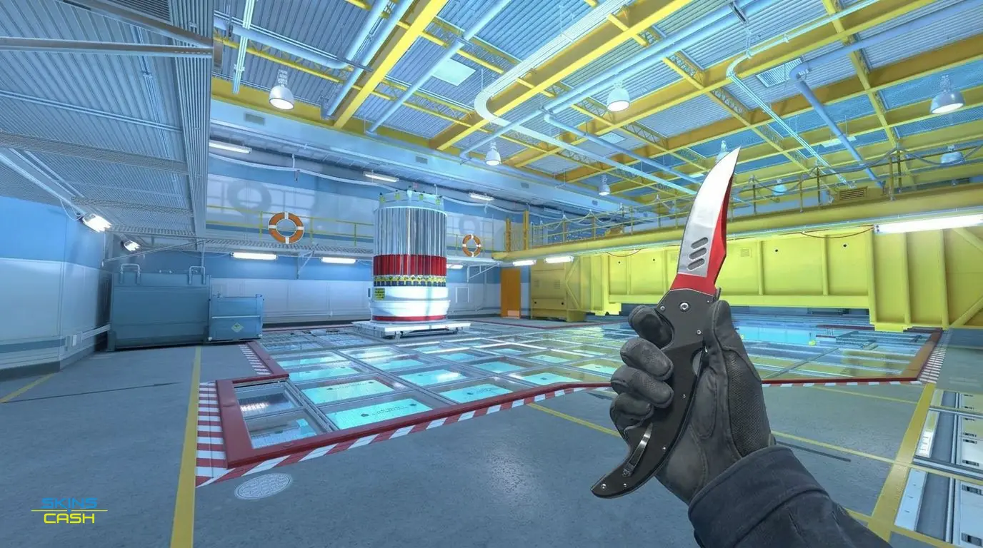 ★ Falchion Knife | Autotronic — In-game inspect