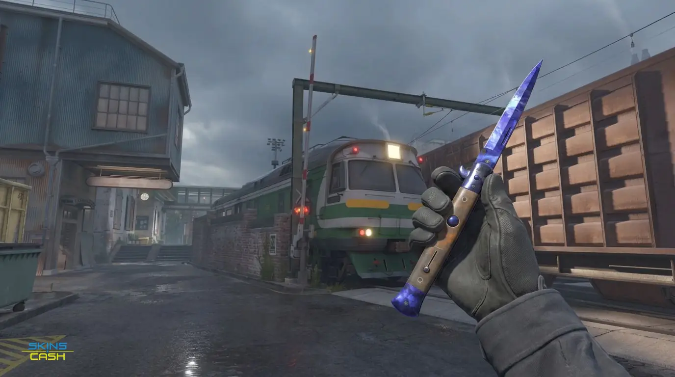 ★ Stiletto Knife | Doppler Phase 4 — In-game inspect