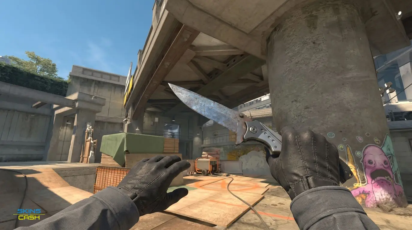 ★ Nomad Knife | Rust Coat — In-game inspect