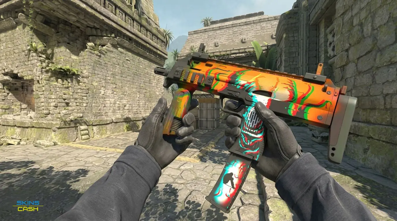 MP7 | Abyssal Apparition — In-game inspect
