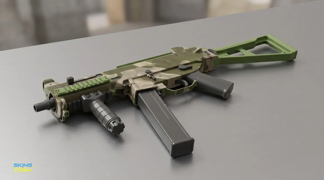UMP-45 | Green Swirl — Product view