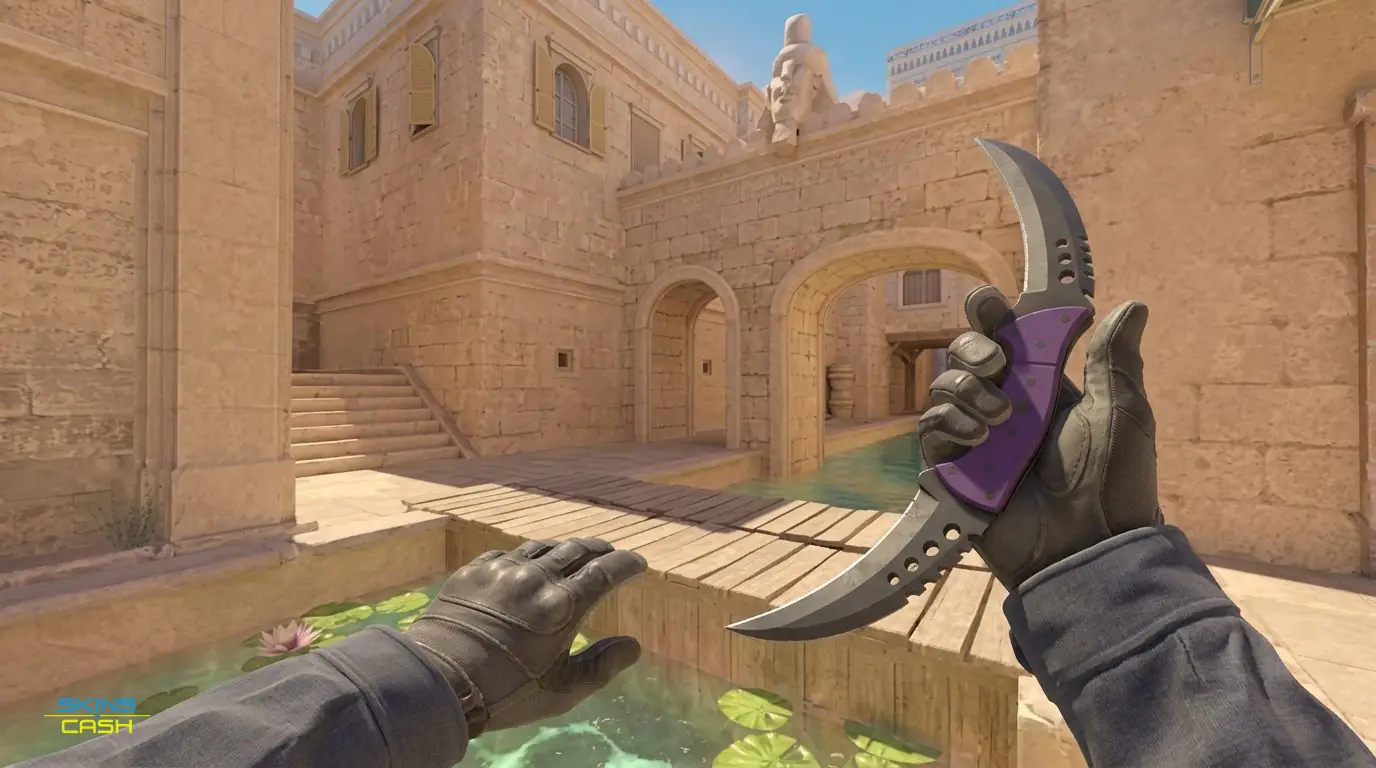 ★ Talon Knife | Ultraviolet — In-game inspect
