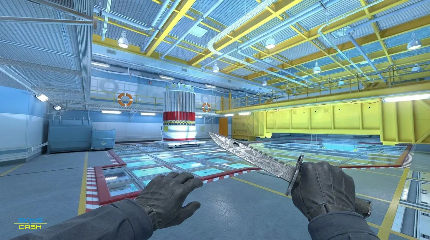 ★ M9 Bayonet | Damascus Steel — In-game inspect