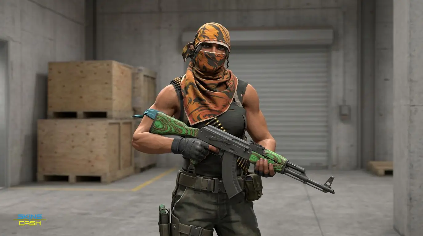 AK-47 | Green Laminate — In the field