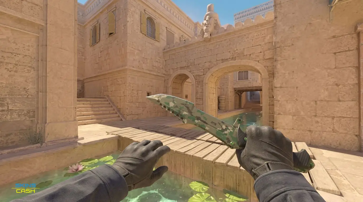 ★ Huntsman Knife | Forest DDPAT — In-game inspect