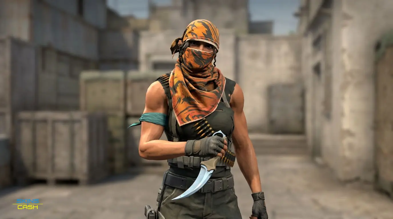 ★ Karambit | Blue Steel — In the field