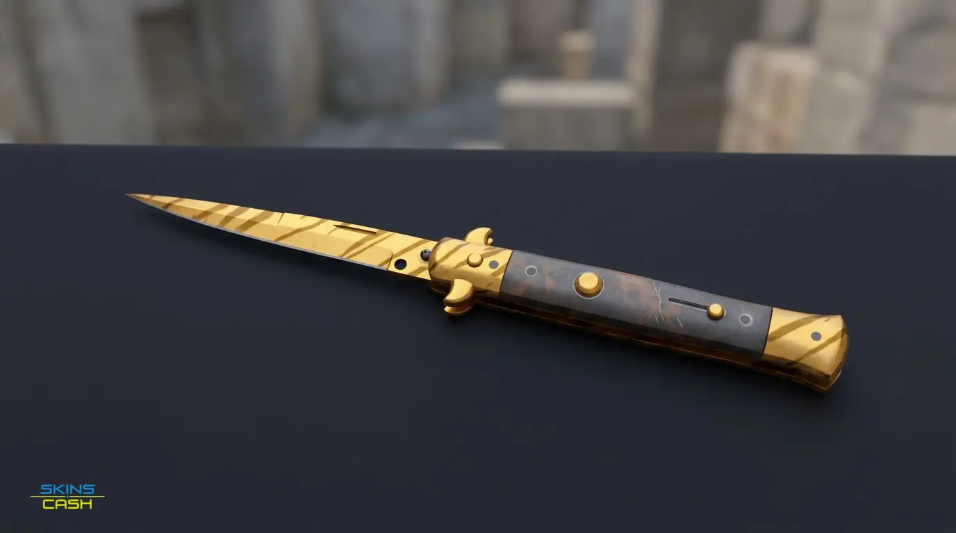 ★ Stiletto Knife | Tiger Tooth — Product view