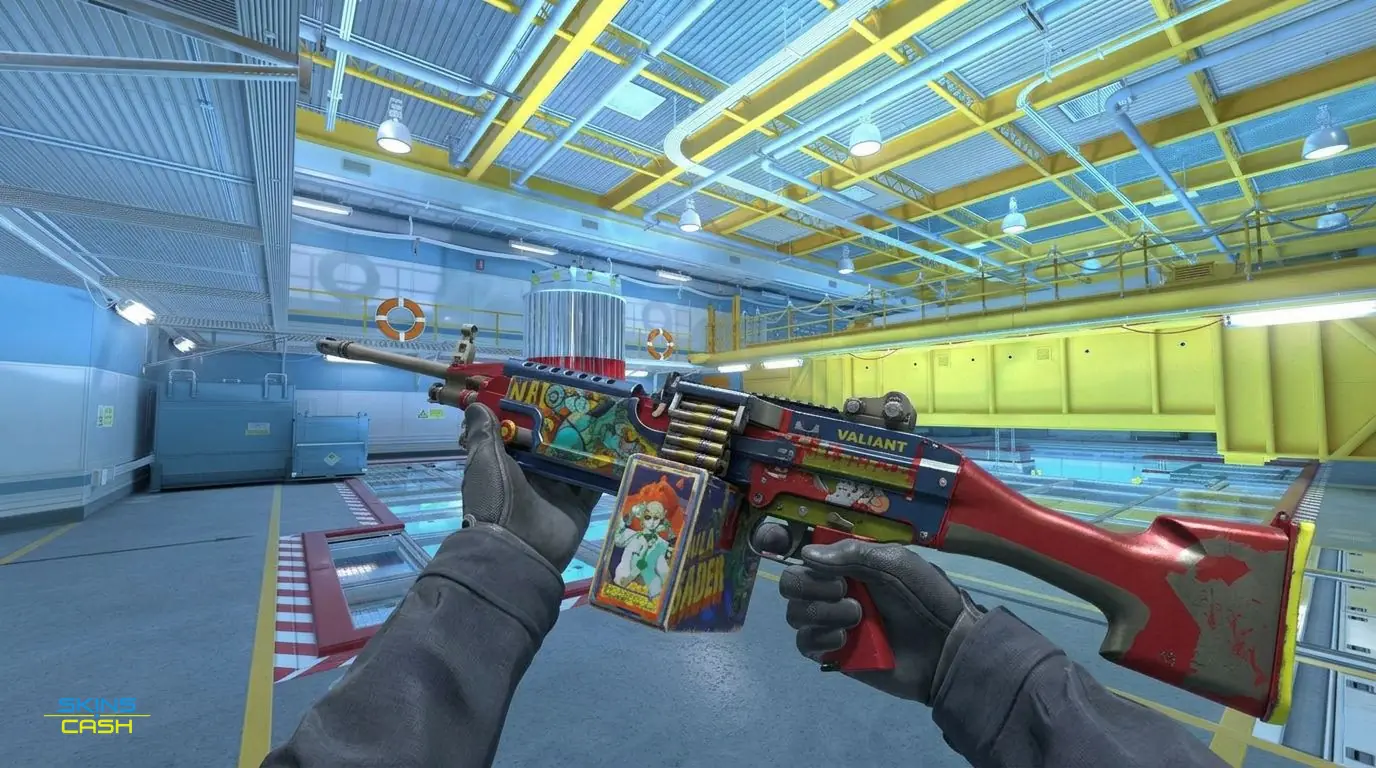M249 | Nebula Crusader — In-game inspect