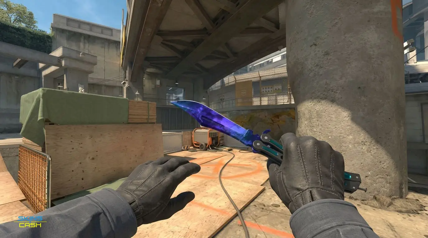 ★ Butterfly Knife | Doppler Sapphire — In-game inspect