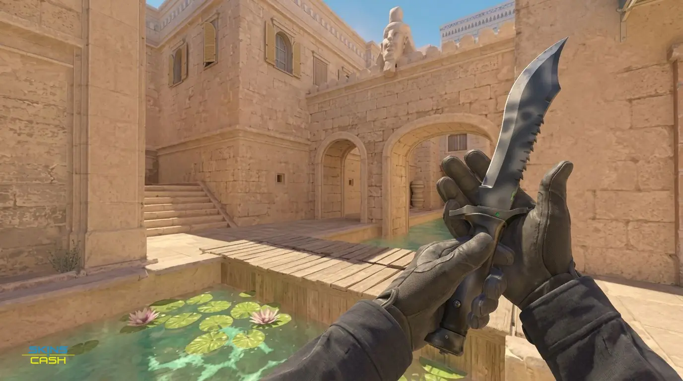 ★ Bowie Knife | Scorched — In-game inspect