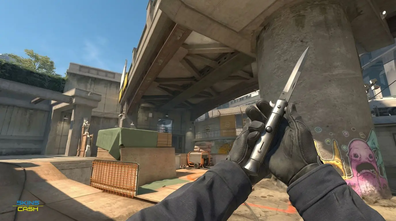 ★ Stiletto Knife | Scorched — In-game inspect