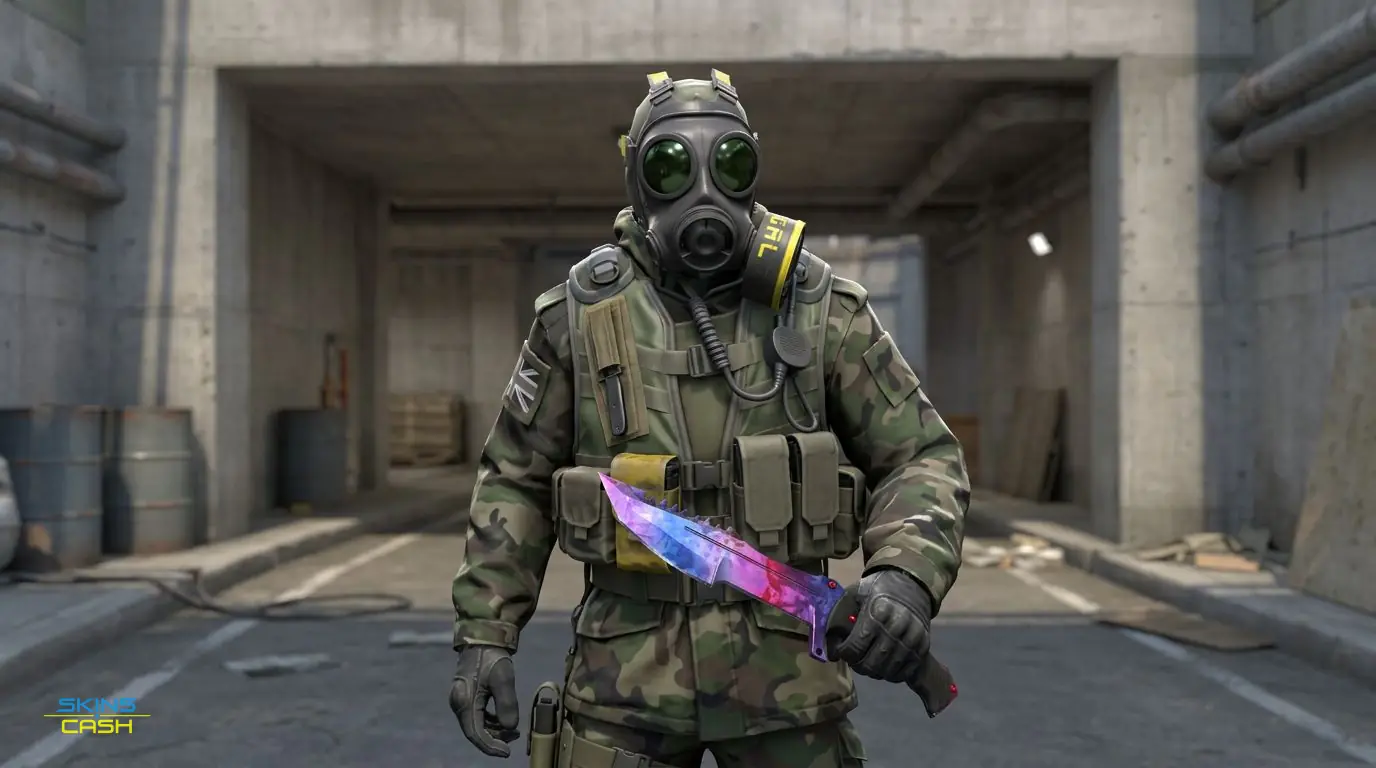 ★ Huntsman Knife | Doppler Phase 1 — In the field