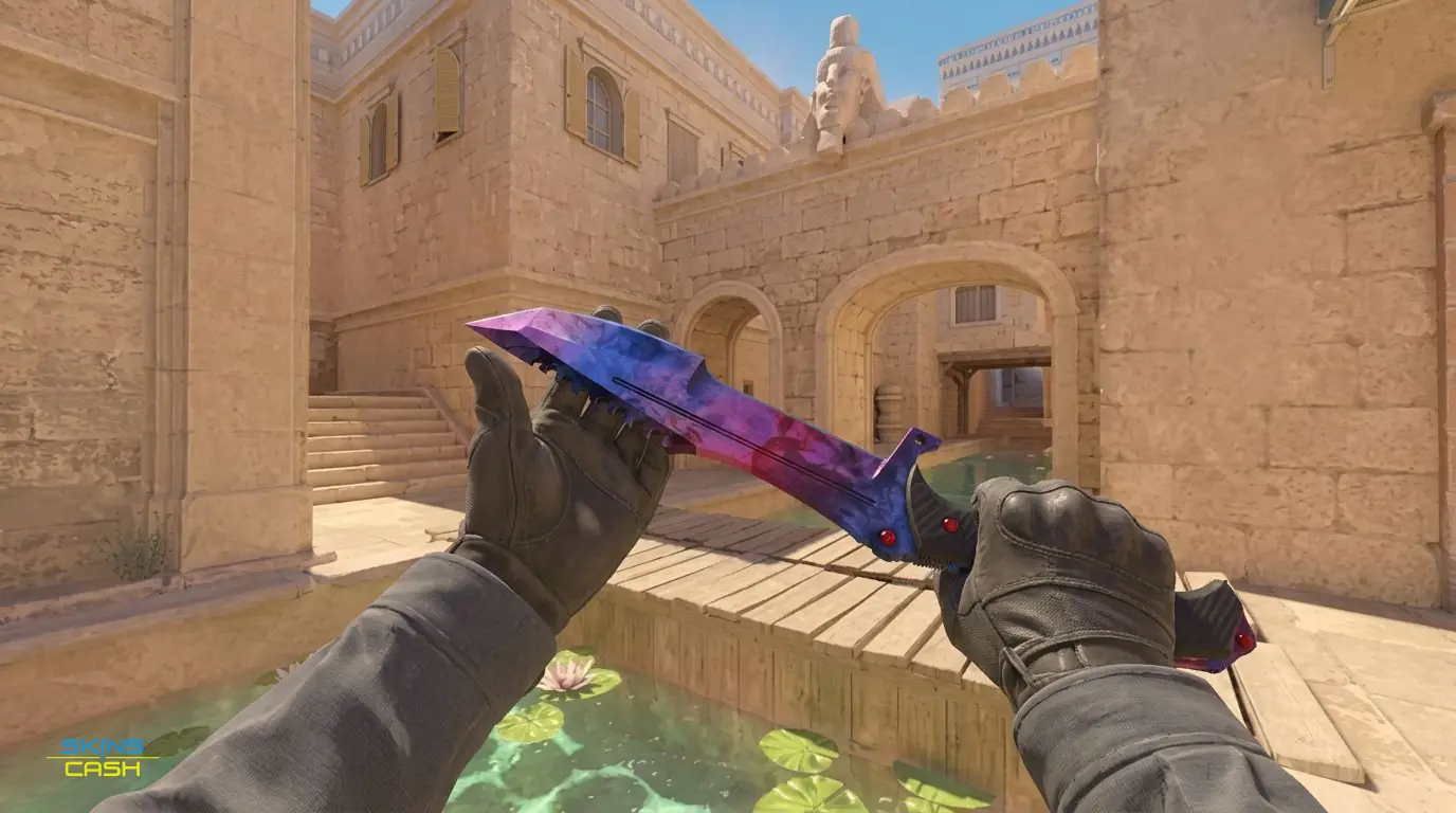 ★ Huntsman Knife | Doppler Phase 1 — In-game inspect