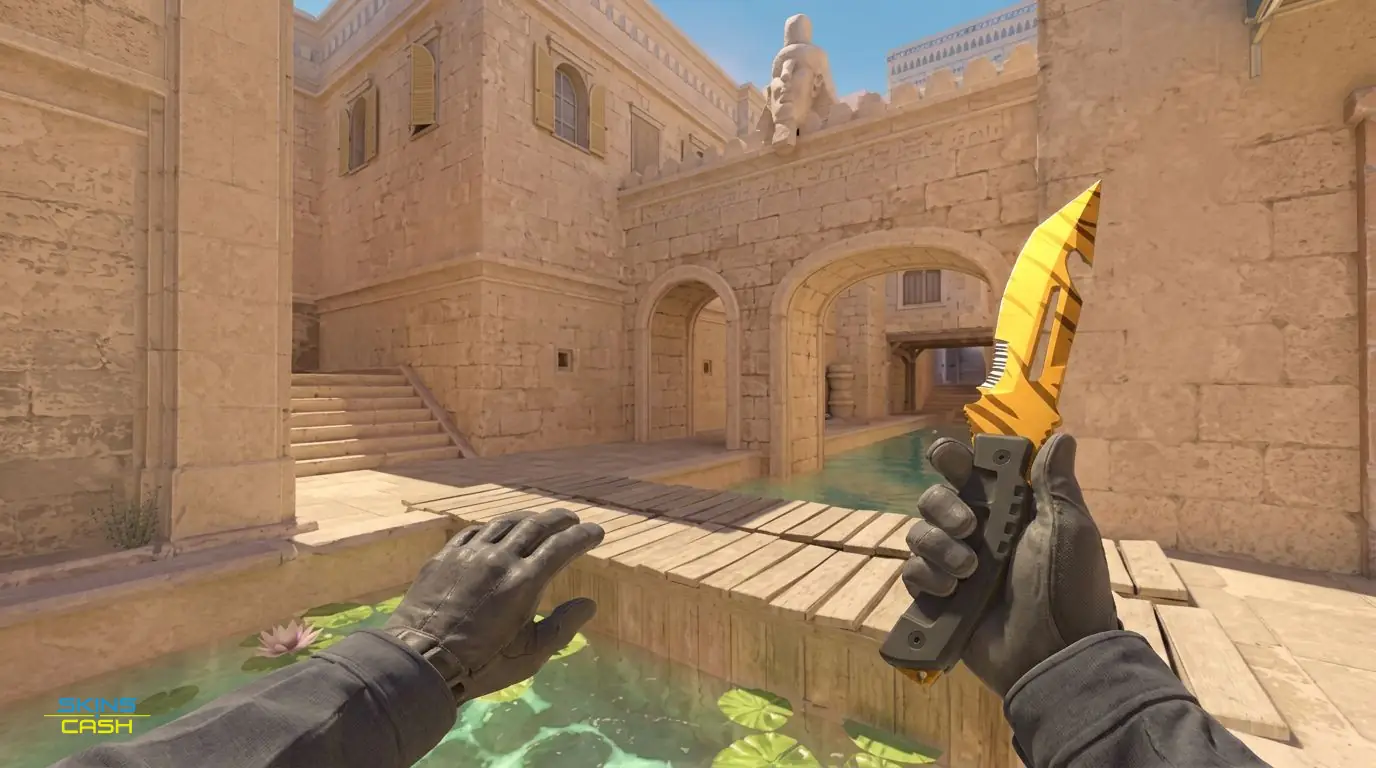 ★ Survival Knife | Tiger Tooth — In-game inspect