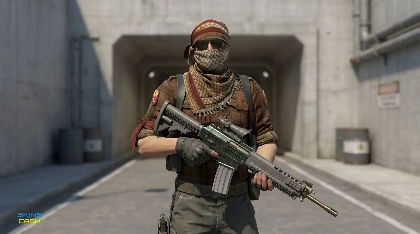 SG 553 | Army Sheen — In the field