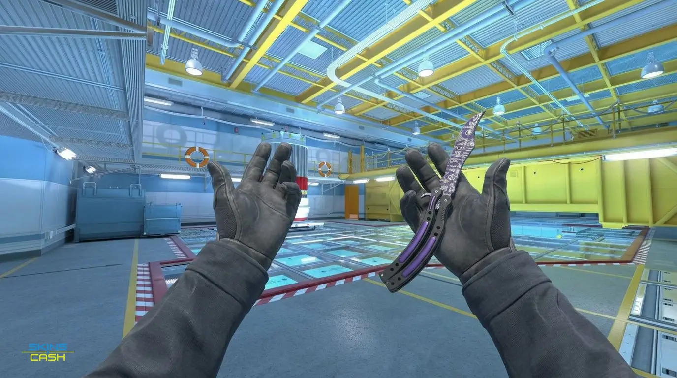 ★ Butterfly Knife | Freehand — In-game inspect