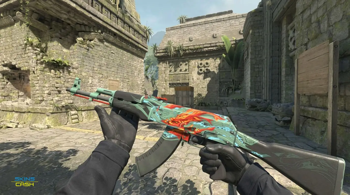 AK-47 | Aquamarine Revenge — In-game inspect