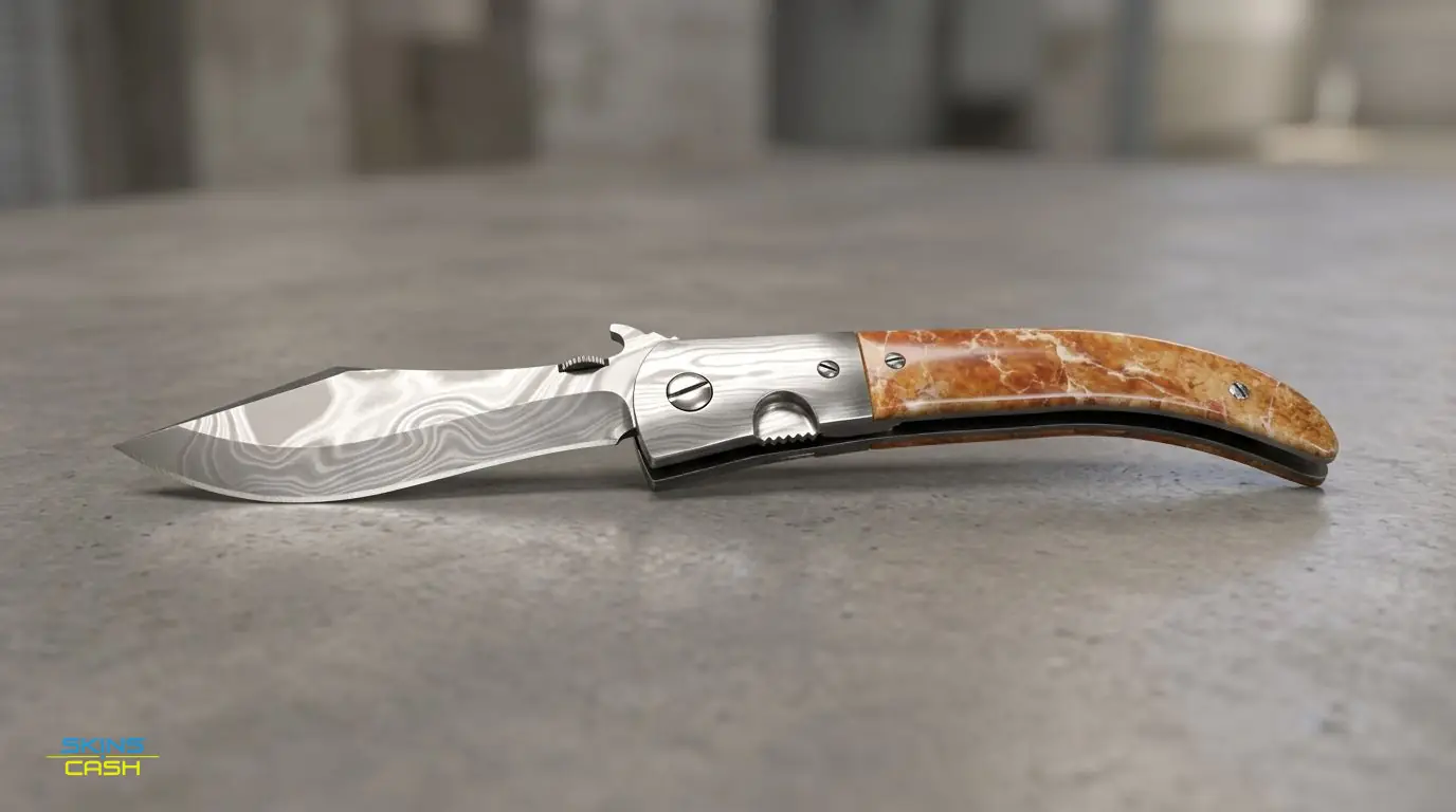 ★ Navaja Knife | Damascus Steel — Product view