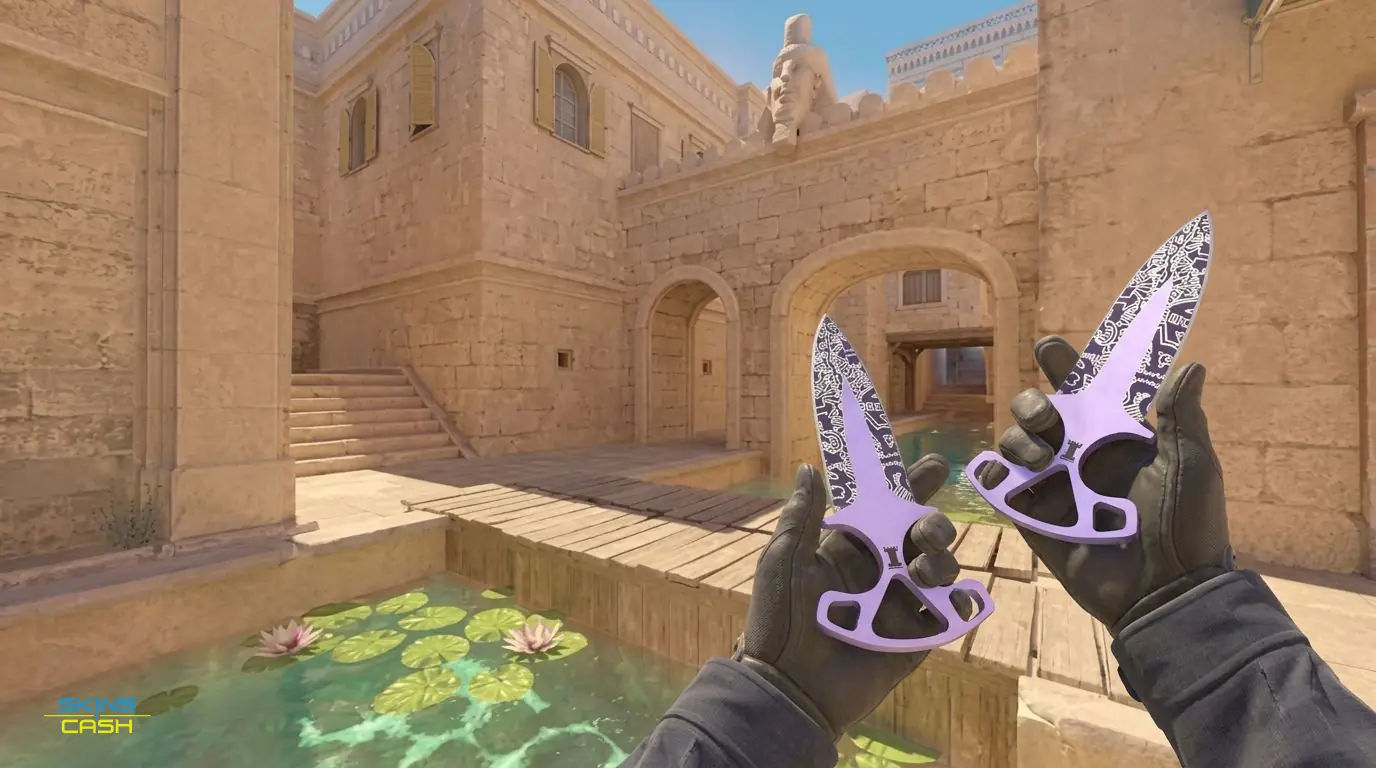 ★ Shadow Daggers | Freehand — In-game inspect