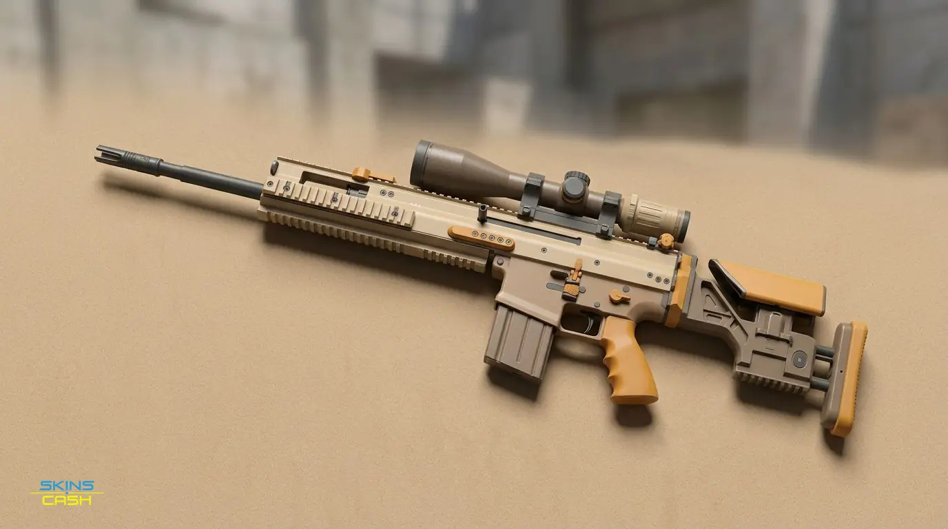 SCAR-20 | Short Ochre — Product view