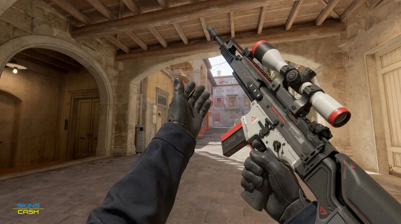 SCAR-20 | Cyrex — In-game inspect
