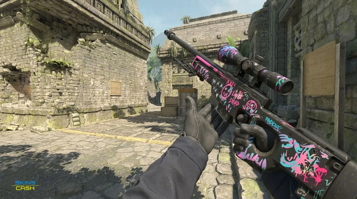 AWP | Fever Dream — In-game inspect