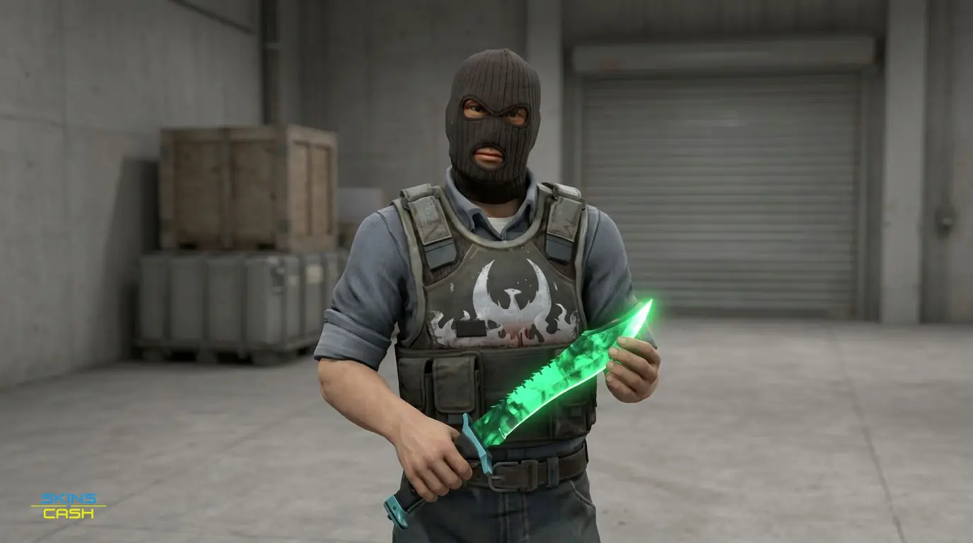 ★ Bowie Knife | Gamma Doppler Emerald — In the field