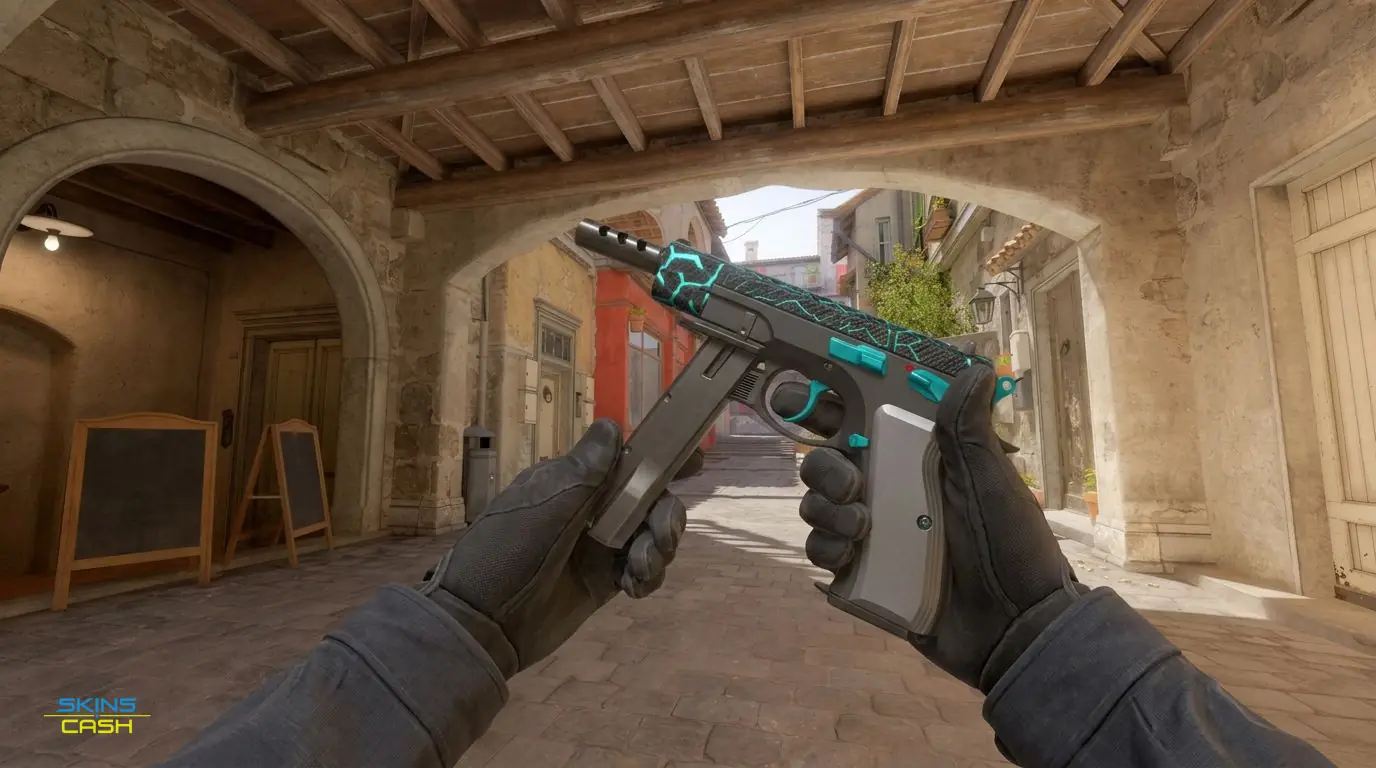 CZ75-Auto | Polymer — In-game inspect