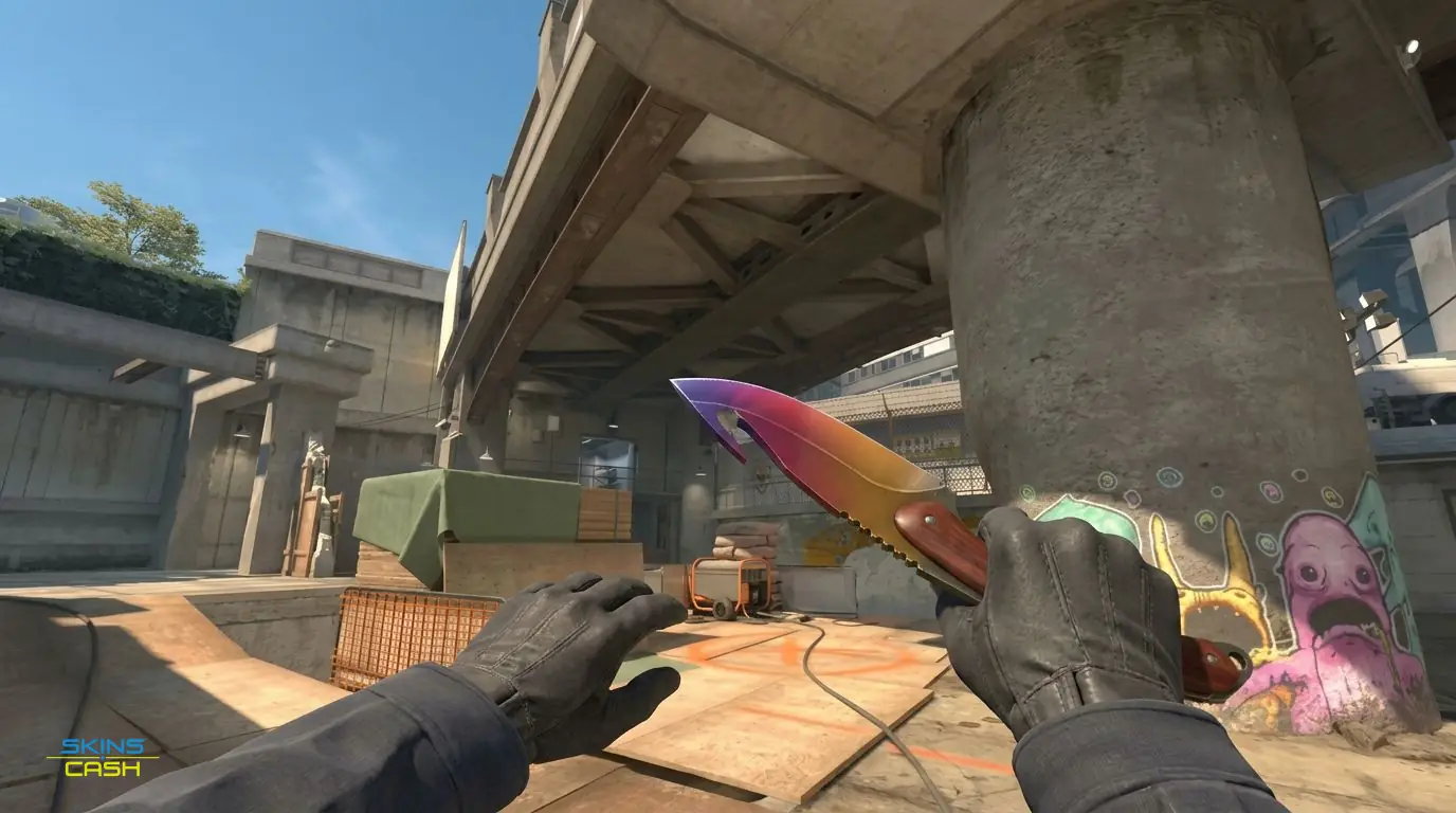 ★ Gut Knife | Fade — In-game inspect