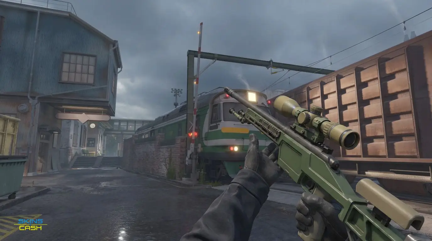 SSG 08 | Green Ceramic — In-game inspect