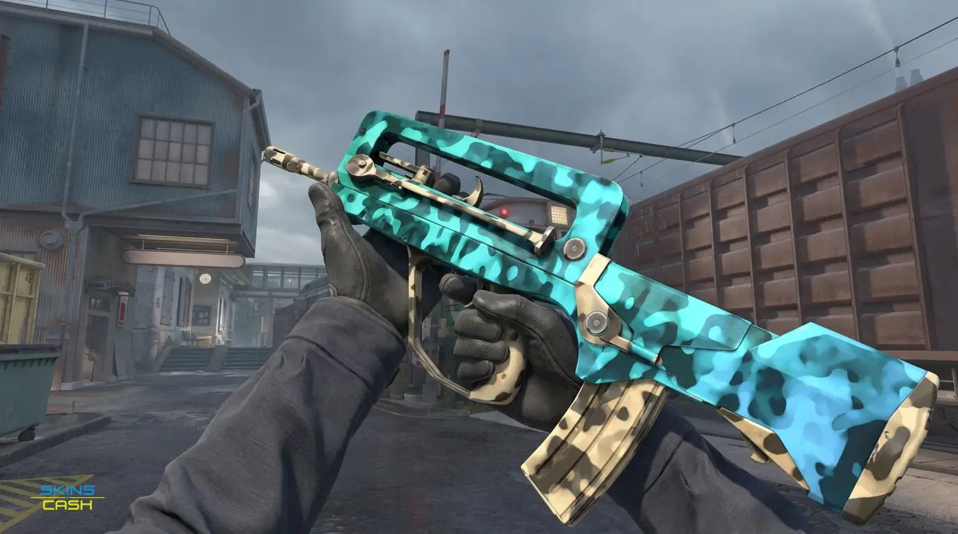 FAMAS | Waters of Nephthys — In-game inspect