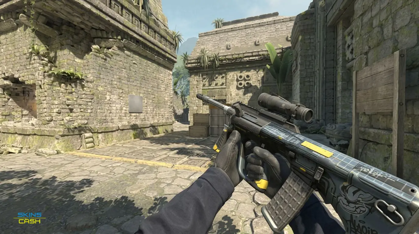 AUG | Tom Cat — In-game inspect