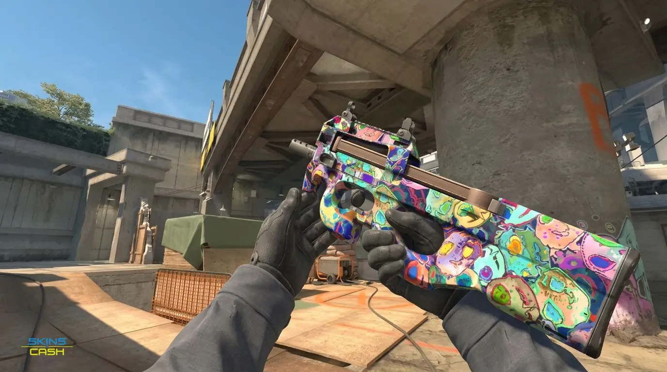 P90 | Death by Kitty — In-game inspect