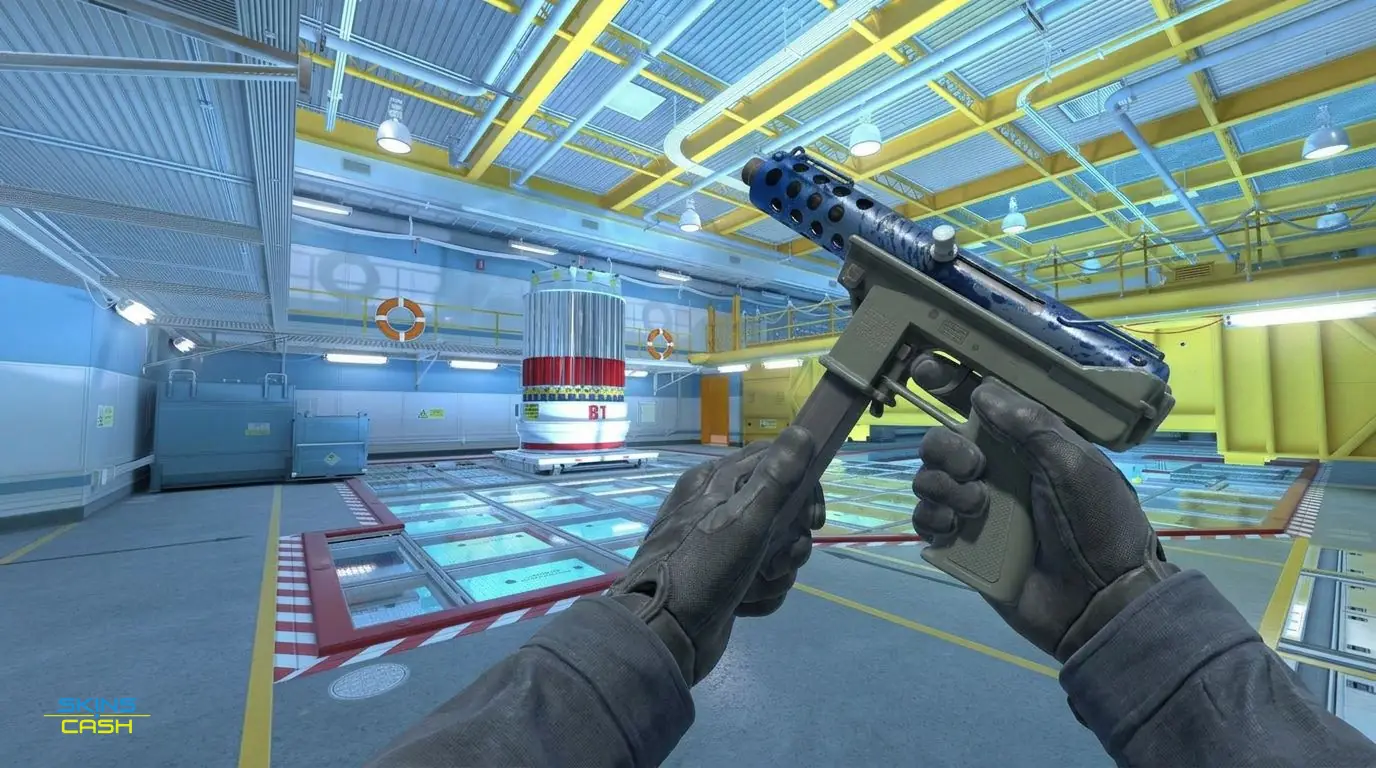 Tec-9 | Ice Cap — In-game inspect