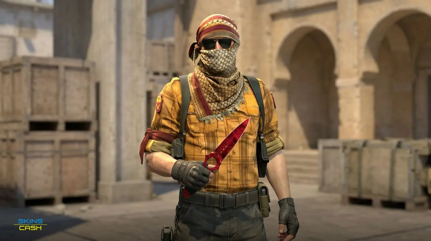 ★ Skeleton Knife | Doppler Ruby — In the field