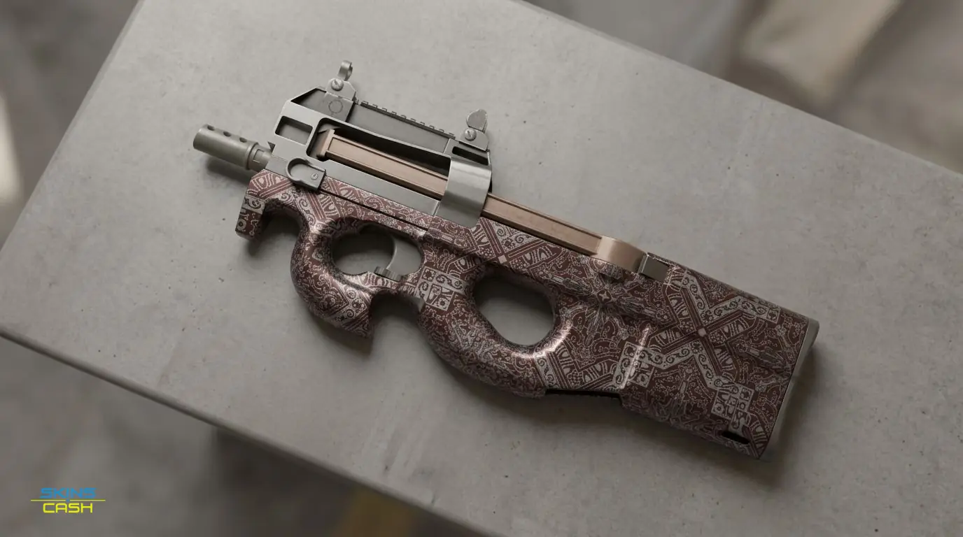 P90 | Baroque Red — Product view